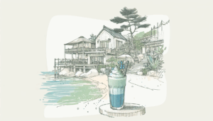 Read more about the article 휴양지 감성 블루 스무디