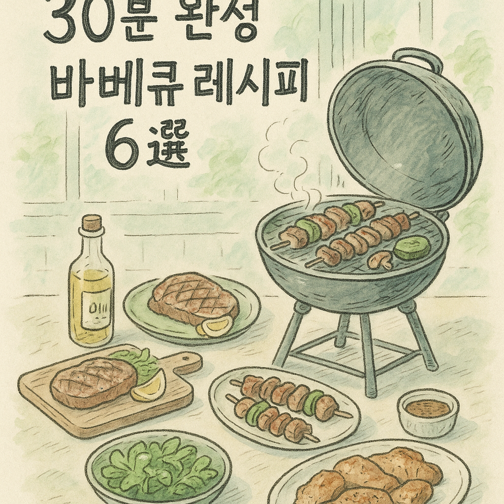 You are currently viewing 30분 완성 바베큐 레시피 6選