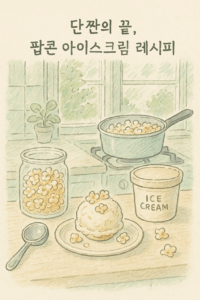 Read more about the article 단짠의 끝, 팝콘 아이스크림 레시피