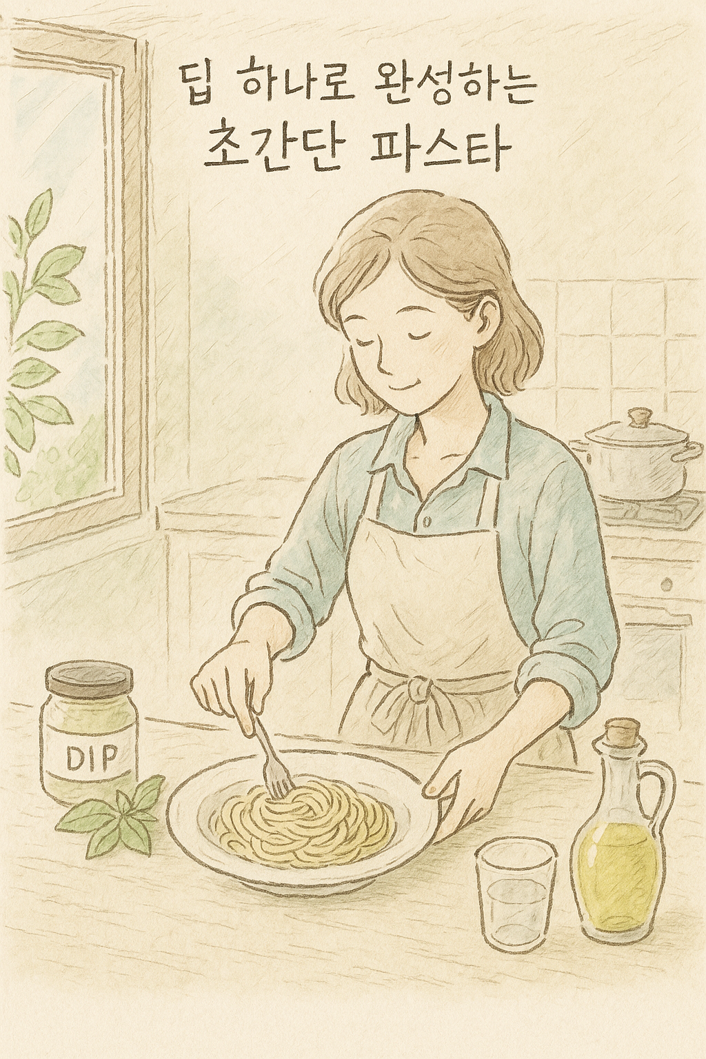Read more about the article 딥 하나로 완성하는 초간단 파스타
