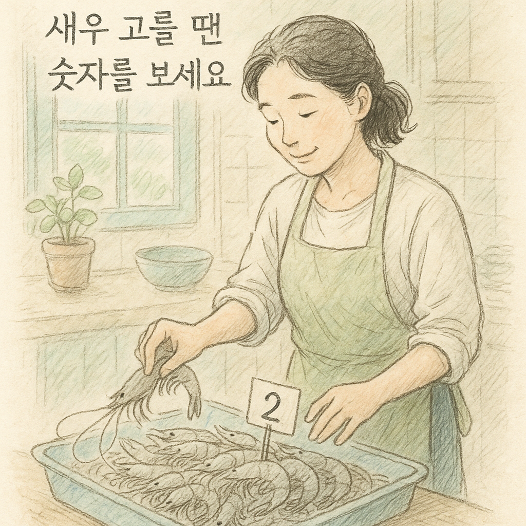 Read more about the article 새우 고를 땐 숫자를 보세요