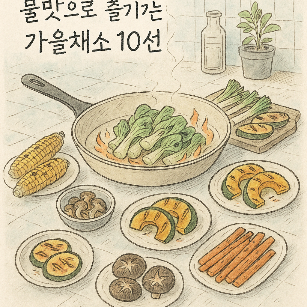 You are currently viewing 불맛으로 즐기는 가을채소 10선