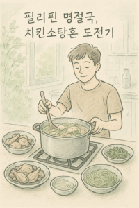 Read more about the article 필리핀 명절국, 치킨소탕혼 도전기