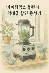 Read more about the article 바이타믹스 블렌더 역대급 할인 총정리