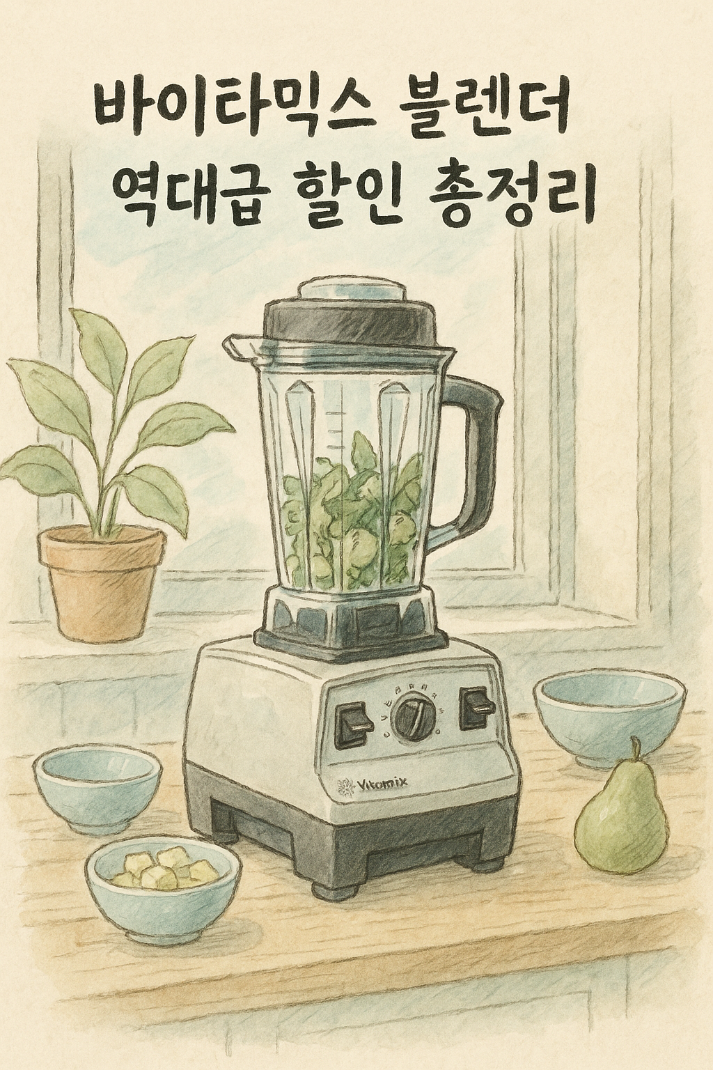 Read more about the article 바이타믹스 블렌더 역대급 할인 총정리