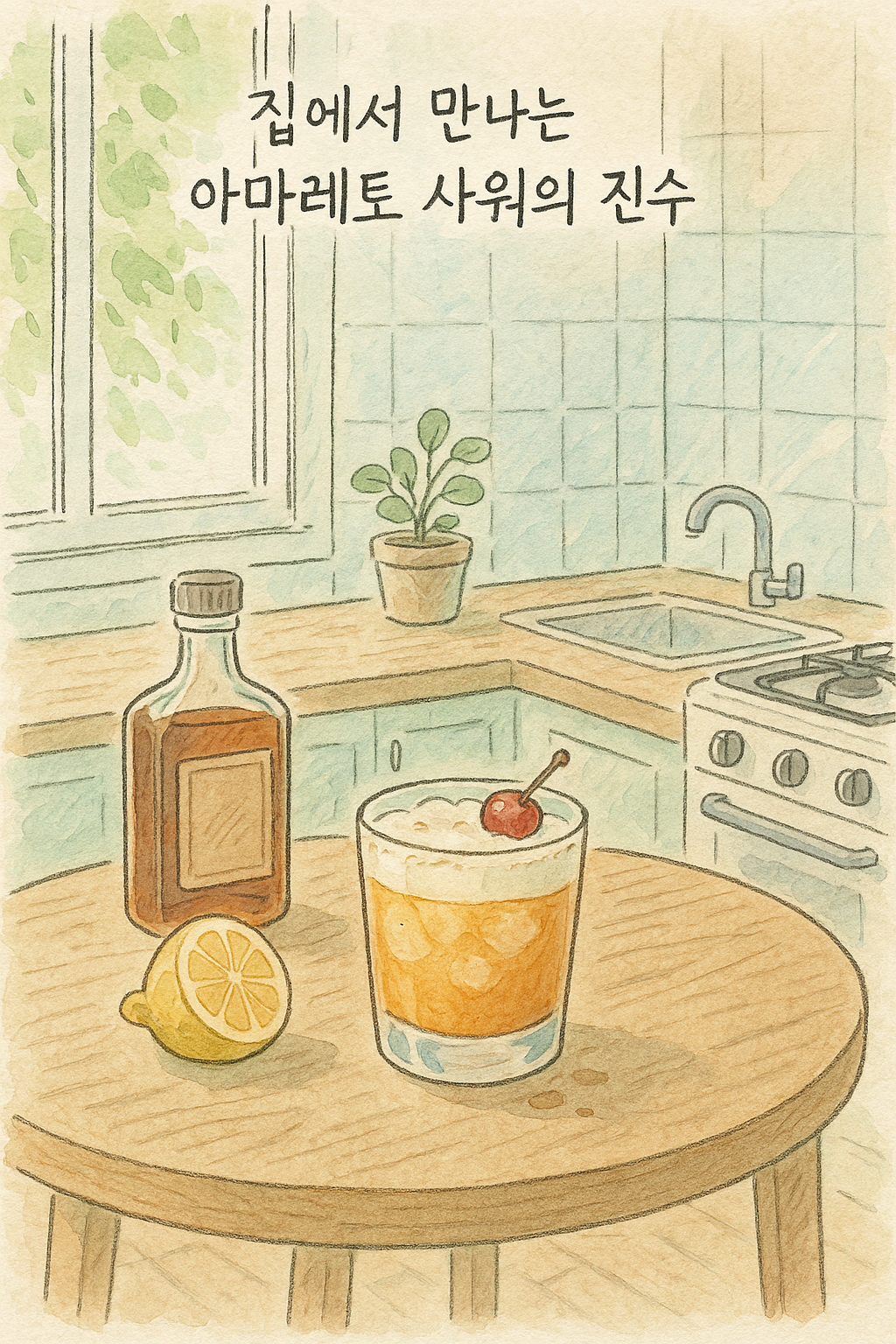 Read more about the article 집에서 만나는 아마레토 사워의 진수