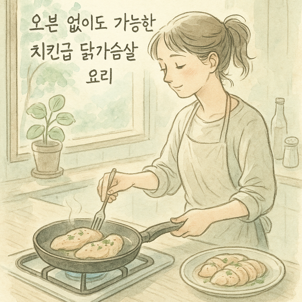 You are currently viewing 오븐 없이도 가능한 치킨급 닭가슴살 요리