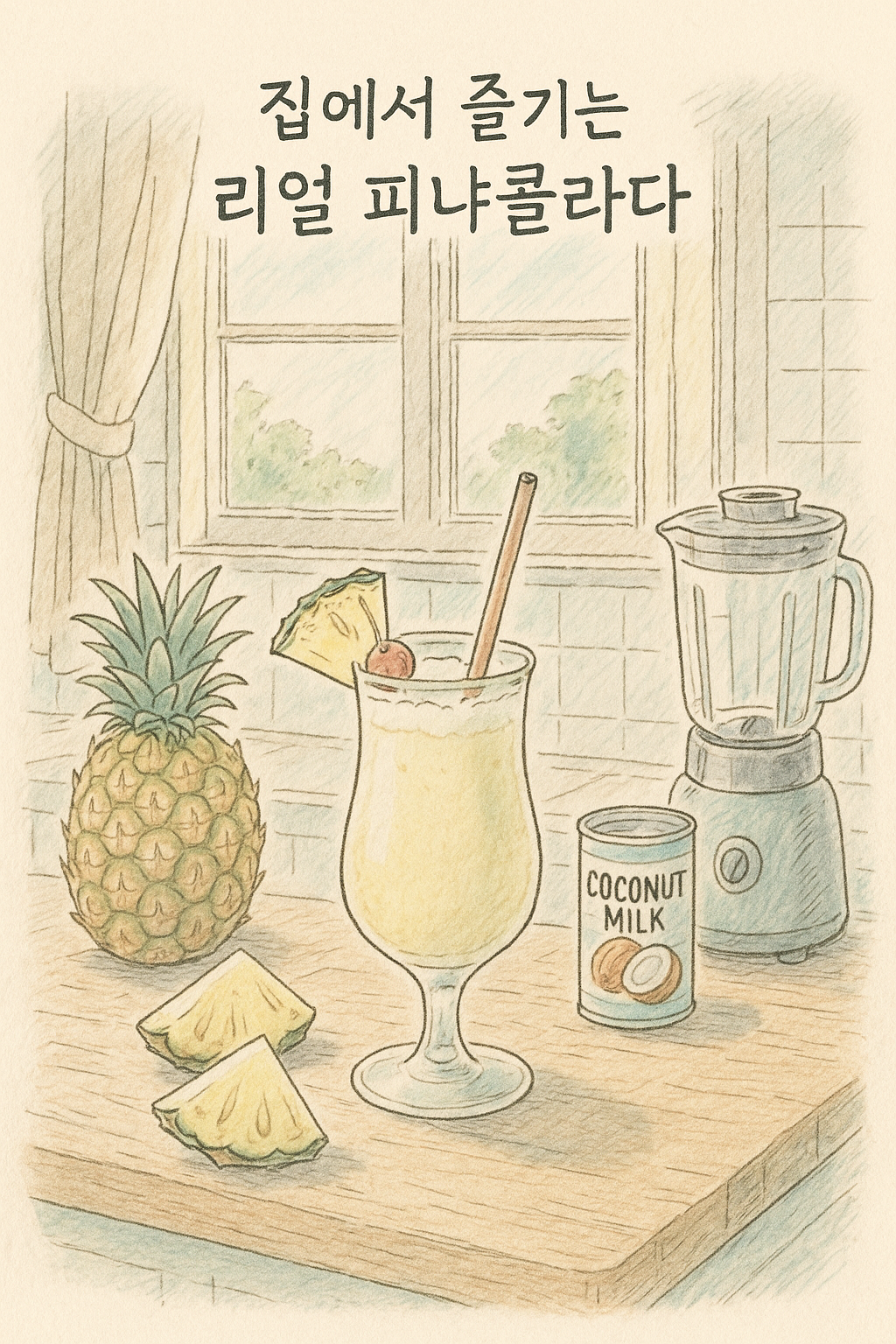 Read more about the article 집에서 즐기는 리얼 피냐콜라다