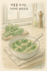 Read more about the article 겨울을 녹이는 치커리 보리수프