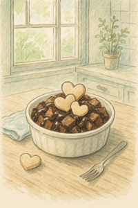 Read more about the article 발렌타인데이에 딱인 초코 브레드 푸딩