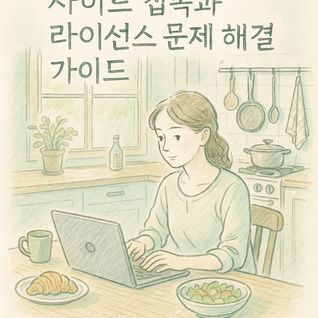 You are currently viewing 사이트 접속과 라이선스 문제 해결 가이드