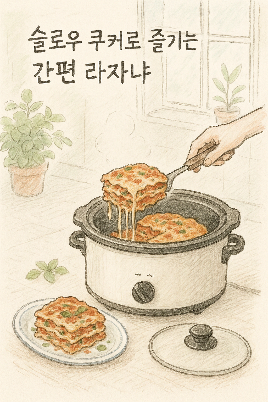Read more about the article 슬로우 쿠커로 즐기는 간편 라자냐
