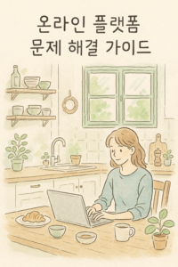 Read more about the article 온라인 플랫폼 문제 해결 가이드