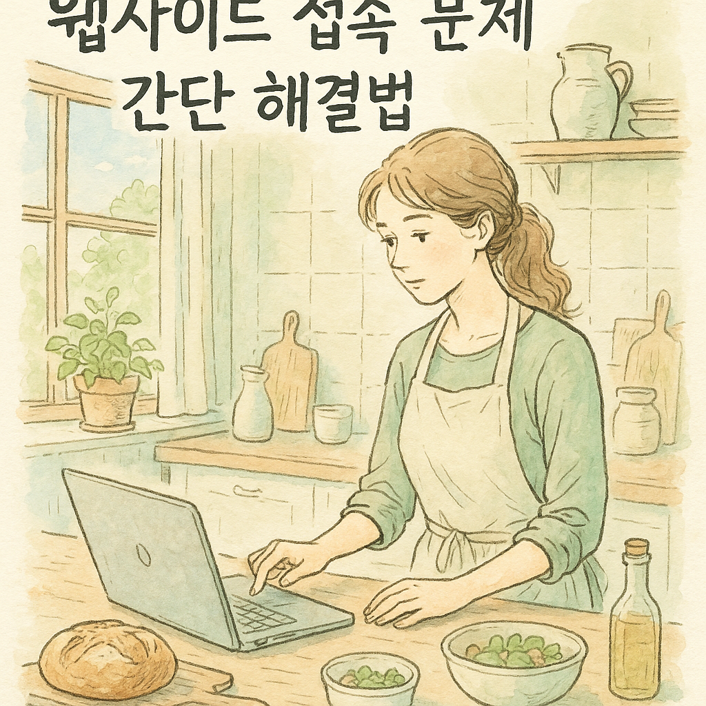 Read more about the article 웹사이트 접속 문제 간단 해결법